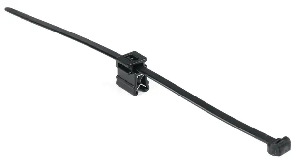 Produktfoto 1 von HellermannTyton T30REC4B Nylon 6.6 Kabelbinder Lösbar Schwarz 3.5 mm x 150 mm