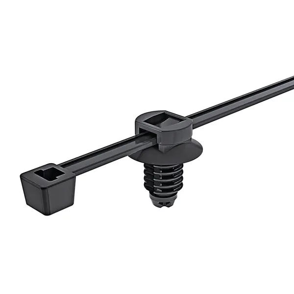Produktfoto 1 von HellermannTyton T50IFT7 Nylon 6.6 Kabelbinder Lösbar Schwarz 4.6 mm x 300 mm