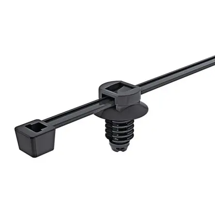 Produktfoto 1 von HellermannTyton T50IFT7 Nylon 6.6 Kabelbinder Lösbar Schwarz 4.6mm x 300 mm