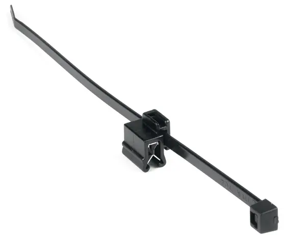 Produktfoto 1 von HellermannTyton T50ROSEC5B Nylon 6.6 Kabelbinder Lösbar Schwarz 4.6 mm x 200 mm