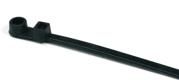 Produktfoto 1 von HellermannTyton T120MR Nylon 6.6 Kabelbinder Lösbar Schwarz 7.6 mm x 395 mm
