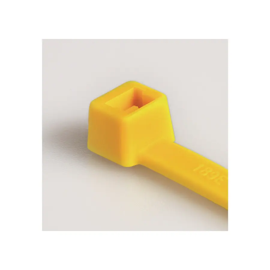 Produktfoto 1 von HellermannTyton T150R(H) Nylon 6.6 Kabelbinder Nicht lösbar Gelb 7.6 mm x 365 mm