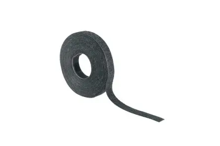 Produktfoto 1 von HellermannTyton TEXTIE 25M Polypropylen, Polyamid Kabelbinder Haken & Schleife Schwarz 13mm x 25 m