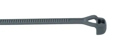 Produktfoto 1 von HellermannTyton V150R Nylon 6.6 Kabelbinder Lösbar Weiß 3.3mm x 150 mm