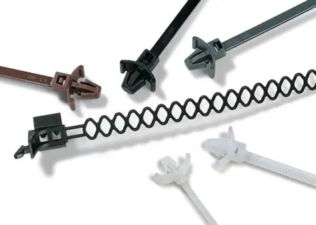 Produktfoto 1 von HellermannTyton T50SSFM Nylon 6.6 Kabelbinder Lösbar Schwarz 4.6mm x 160 mm