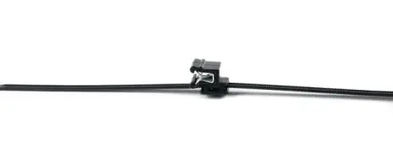Produktfoto 1 von HellermannTyton T50SOSEC5A Nylon 6.6 Kabelbinder Lösbar Schwarz 4.6mm x 150 mm