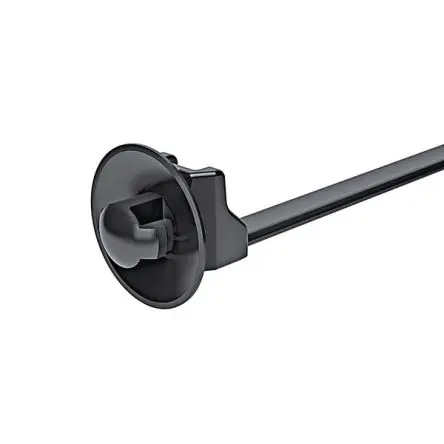 Produktfoto 1 von HellermannTyton T50SOSKSFT6.5E Nylon 6.6 Kabelbinder Lösbar Schwarz 4.6mm x 156 mm