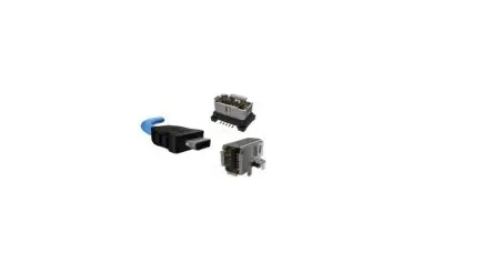 Produktfoto 1 von Amphenol Communications Solutions IX Cat6a Ethernet-Kabel, 5 m, Blau Abgeschirmt, Thermoplast