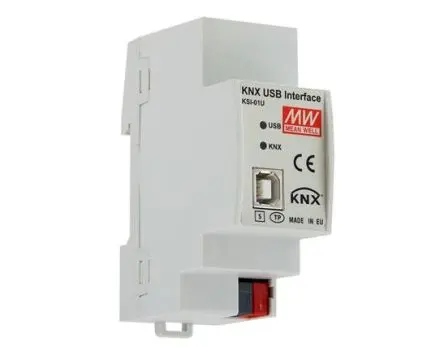 Produktfoto 1 von MEAN WELL KSI Schnittstellenmodul USB-Typ B, 2-polig, 30V, DIN-Hutschiene 20mA