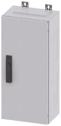 Produktfoto 1 von Siemens ALPHA Stahl Wandanschlusskasten Schwarz RAL 9016 IP43, HxBxT 650 mm, 300 mm x 210 mm