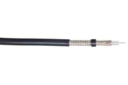 Produktfoto 1 von RS PRO Koaxialkabel, 50 Ω, 100 m, Schwarz