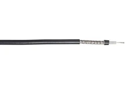 Produktfoto 1 von RS PRO Koaxialkabel, 50 Ω, 100 m, Schwarz