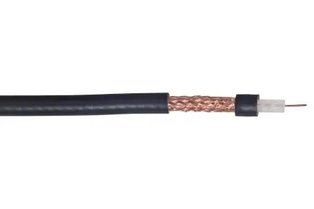Produktfoto 1 von RS PRO SDI-Koaxialkabel, 75 Ω, 100 m, Schwarz