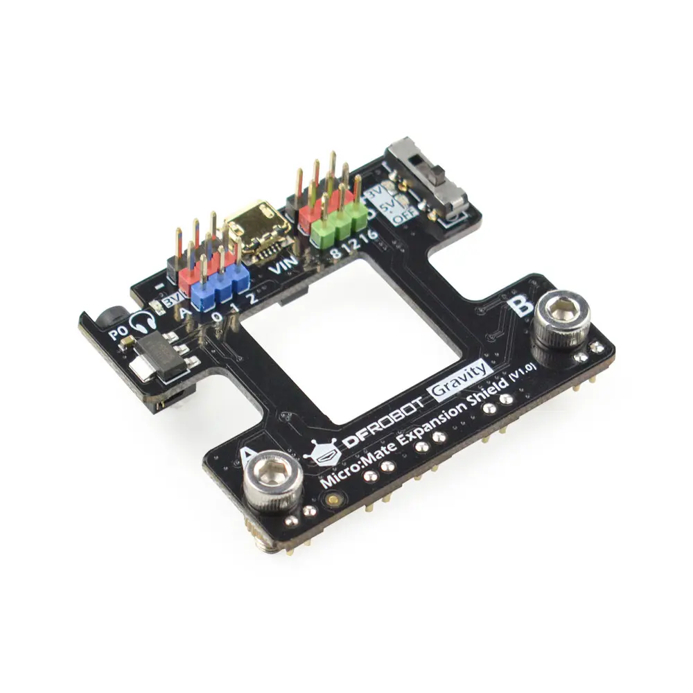 Produktfoto 1 von DFRobot Micro:Mate - eine Mini- und Thin-Erweiterungsplatine für Micro:Bit (Kompatibel mit Schwerkraft)