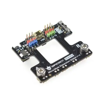 Produktfoto 1 von DFRobot Micro:Mate - eine Mini- und Thin-Erweiterungsplatine für Micro:Bit (Kompatibel mit Schwerkraft)