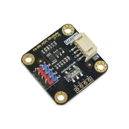 Produktfoto 1 von DFRobot Entwicklungskit analog für Arduino, Raspberry Pi, 16-Bit-ADC, Gravity: I2C ADS1115 16-Bit ADC-Modul