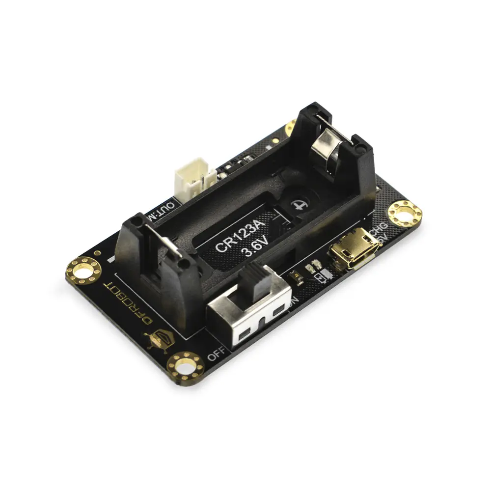 Produktfoto 1 von DFRobot CR123A Li-Ion Batteriehalter für Micro: Maqueen Batteriehalter