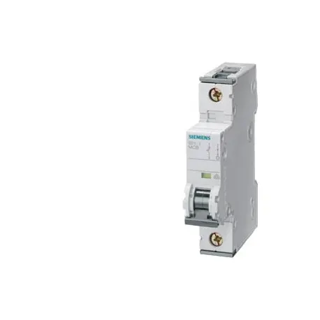 Produktfoto 1 von Siemens 5SY6 Miniaturüberlastschalter Typ C, Pol 1-polig 40 A 400 V ac, Abschaltvermögen 6 kA SENTRON 72 V dc
