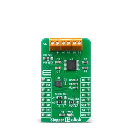 Produktfoto 1 von MikroElektronika DRV8847PWPR Evaluierungsplatine, Stepper 14 Klick Schrittmotor, für DRV8847PWPR