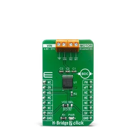 MikroElektronika DRV8876N Evaluierungsplatine, H-BRIDGE 7 Klick Energieverwaltung, für DRV8876N