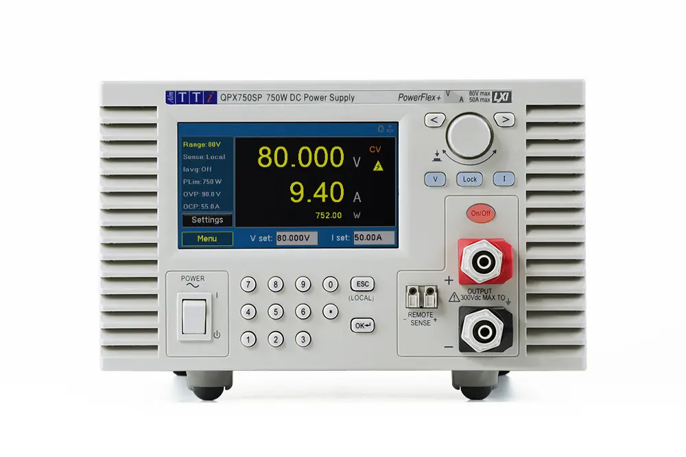 Produktfoto 1 von Aim-TTi QPX750SP Digital Labornetzgerät 750W, 0 → 80V / 0 → 50A