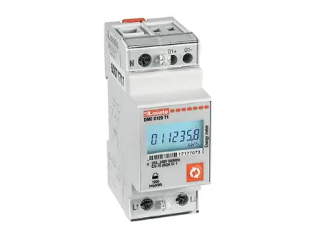 Produktfoto 1 von Lovato DMED Energiemessgerät LCD 104.7 mm x 35.8 mm Einphasiger Energiezähler, 7-stellig / 1-phasig 1 Ausg.