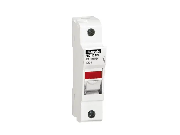Lovato Sicherungshalter für Hutschienenmontage FB 32A 1kV 1P-polig