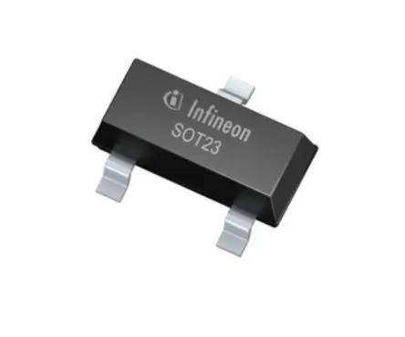Produktfoto 1 von Infineon BAT64 Oberfläche Silizium-Schottky-Diode Schottky-Diode Gemeinsame Anode, 40 V / 250 mA, 3-Pin SOT-23