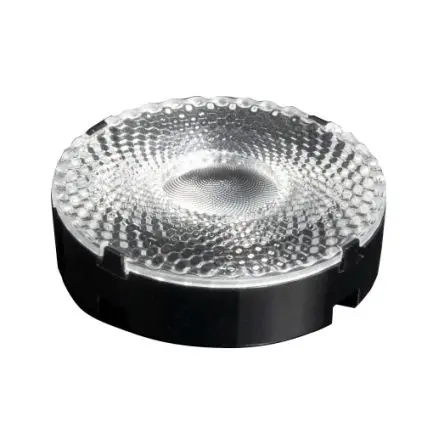 Produktfoto 1 von Ledil LED Linse 1-LEDs Rund aus Polymethylmethacrylat, Klar 60 °, Ø 49.9 mm x 13.2 mm