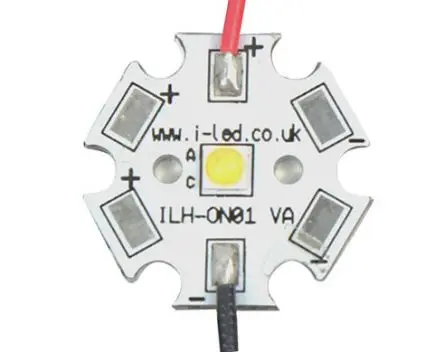 Produktfoto 1 von Intelligent LED Solutions LED-Array OSTAR Projection Compact 1 PowerStar Grün, 1-LEDs, Ø 20 mm Außen-ø 400 lm-Typ 2 mm