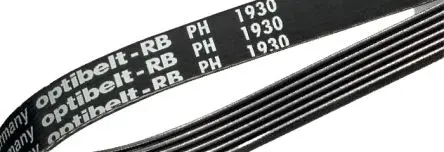 Produktfoto 1 von OPTIBELT RB Antriebsriemen, ø PJ, L. 610 mm, H. 3.5 mm, Gummi