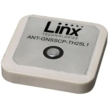 Produktfoto 1 von Linx Rundstrahl Keramik-Patch GPS-Antenne Klebend Auflagefläche SMA Stecker 5.9 dBi GPS GNSSCP