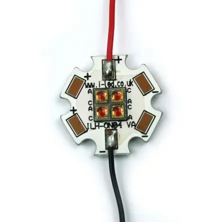 Intelligent LED Solutions LED-Array OSLON Square 4+ PowerStar Tiefblau, Rot, Grün, Blau, Gelb, Gelb, 4-LEDs, Ø 20 mm