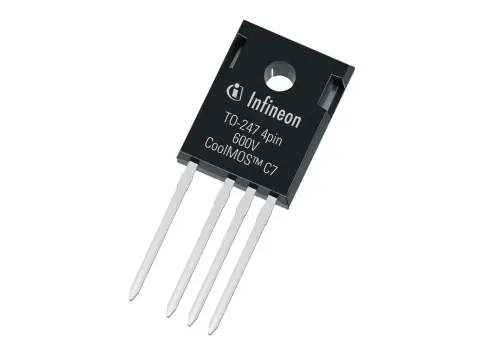 Produktfoto 1 von Infineon CoolMOS Typ N-Kanal, Oberfläche MOSFET Erweiterung 600 V / 109 A 446 W, 4-Pin TO-247