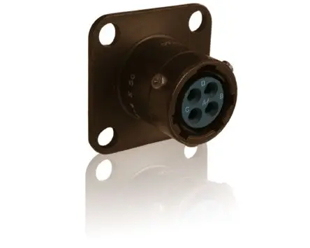 Produktfoto 1 von Souriau Sunbank by Eaton 851 15.01 mm Standard Rundsteckverbinder Buchse 6-polig Buchse 7.5A Kabel IP65, IP67, IP68