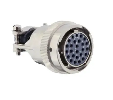 Produktfoto 1 von Souriau Sunbank by Eaton, 851 Eisenhaltige Legierung Anschluss gewinkelt, 6-polig, 600V, Kabel, Gehäuse 10 Stecker,