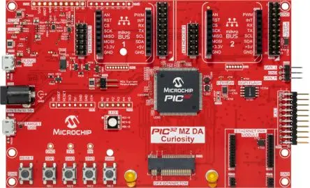 Produktfoto 1 von Microchip PIC32MZ DA Curiosity MCU, Entwicklungsboard Entwicklungstool Microcontroller 32-Bit-MCU PIC32MZ