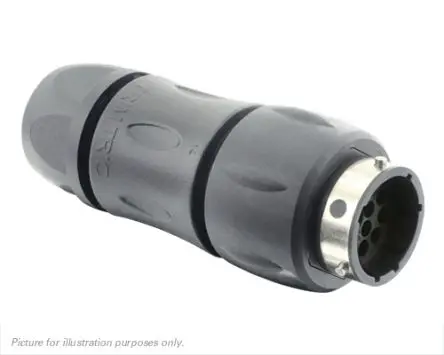 Produktfoto 1 von Souriau Sunbank by Eaton UTGX 14 mm Standard Rundsteckverbinder Buchse 12-polig Stecker 10A Inline IP68, IP69K