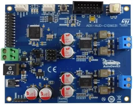 Produktfoto 1 von STMicroelectronics Evaluierungsplatine für Verstärker FDA903D Klasse D., Audioverstärker, AVAS-Lösung basierend auf