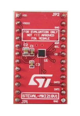 Produktfoto 1 von STMicroelectronics AIS2IH AIS2IH Adapter Board für einen Standard DIL 24 Sockel, Adapterplatine Entwicklungstool Sensor