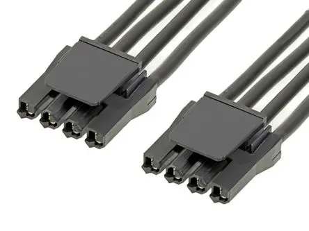 Produktfoto 1 von Molex 4 Super Sabre Platinenstecker-Kabel Super-Säbel 4 / Super-Säbel Buchse / Buchse, 600 mm