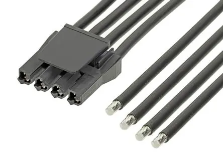 Produktfoto 1 von Molex 4 Super Sabre Platinenstecker-Kabel Super-Säbel 4 / Nicht abgeschlossen Buchse, 600 mm