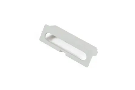 Hammond Polycarbonat Polycarbonat Klemmenabdeckung, 10.2mm 1597DIN2GY, 1597DIN4GY x 35 mm