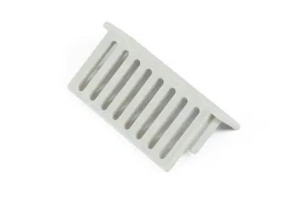 Produktfoto 1 von Hammond Polycarbonat Polycarbonat Abdeckung, 10.2mm 1597DIN2GY, 1597DIN4GY x 35 mm