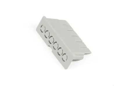 Produktfoto 1 von Hammond Polycarbonat Polycarbonat Abdeckung, 10.2mm 1597DIN2GY, 1597DIN4GY x 35 mm