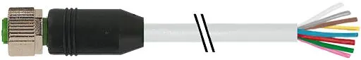 Produktfoto 1 von Murrelektronik Limited 7000, 8-polig Sensor-Betätigungselementkabel, M12 Buchse / Freies Ende Nicht abgeschlossen, Länge