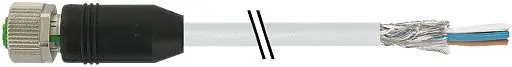 Produktfoto 1 von Murrelektronik Limited 7000, 8-polig Sensor-Betätigungselementkabel, M12 Buchse / Freies Ende, Länge 5 m