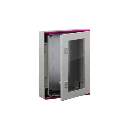 Produktfoto 1 von Rittal AX GF Polyester Wandanschlusskasten RAL 7035 IP56 Transparente Tür, HxBxT 800 mm, 600 mm x 300 mm