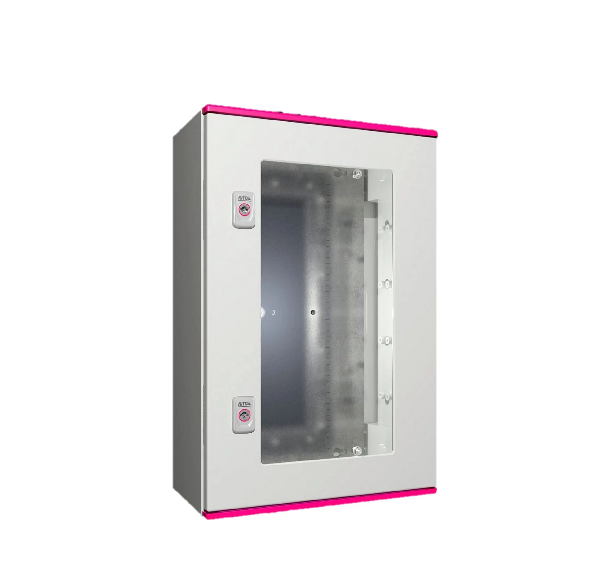 Produktfoto 1 von Rittal AX GF Polyester Wandanschlusskasten RAL 7035 IP56 Transparente Tür, HxBxT 600 mm, 400 mm x 200 mm