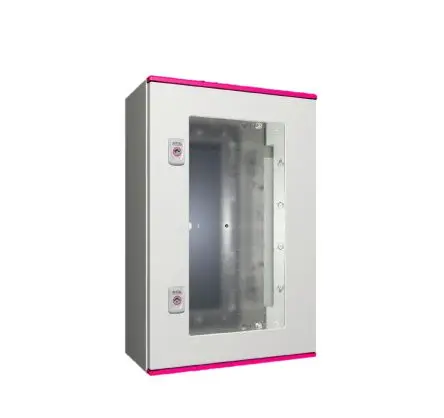 Produktfoto 1 von Rittal AX GF Polyester Wandanschlusskasten RAL 7035 IP56 Transparente Tür, HxBxT 600 mm, 400 mm x 200 mm